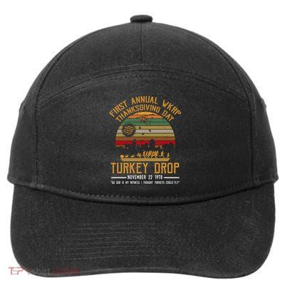 First Annual WKRP Thanksgiving Day Turkey Drop 7-Panel Snapback Hat