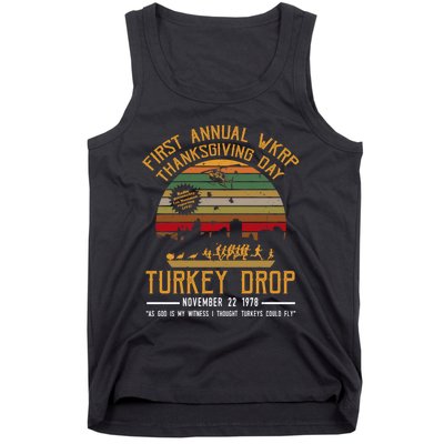 First Annual WKRP Thanksgiving Day Turkey Drop Tank Top