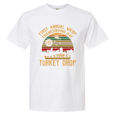 First Annual WKRP Thanksgiving Day Turkey Drop Garment-Dyed Heavyweight T-Shirt