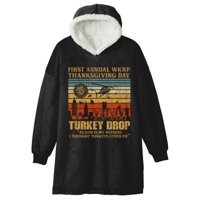 First Annual WKRP Thanksgiving Day Turkey Drop Hooded Wearable Blanket