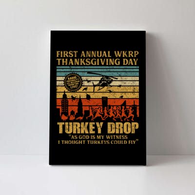 First Annual WKRP Thanksgiving Day Turkey Drop Canvas