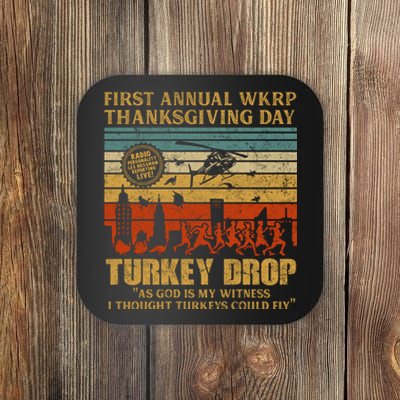 First Annual WKRP Thanksgiving Day Turkey Drop Coaster