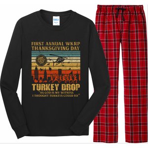 First Annual WKRP Thanksgiving Day Turkey Drop Long Sleeve Pajama Set