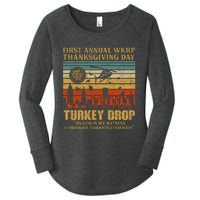 First Annual WKRP Thanksgiving Day Turkey Drop Women's Perfect Tri Tunic Long Sleeve Shirt