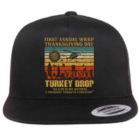 First Annual WKRP Thanksgiving Day Turkey Drop Flat Bill Trucker Hat