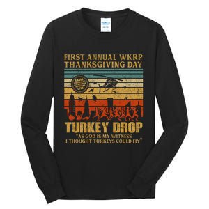 First Annual WKRP Thanksgiving Day Turkey Drop Tall Long Sleeve T-Shirt