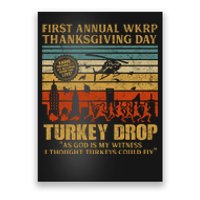 First Annual WKRP Thanksgiving Day Turkey Drop Poster