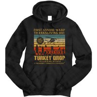 First Annual WKRP Thanksgiving Day Turkey Drop Tie Dye Hoodie