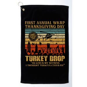 First Annual WKRP Thanksgiving Day Turkey Drop Platinum Collection Golf Towel