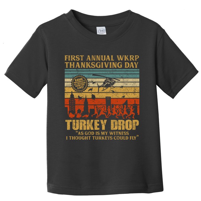 First Annual WKRP Thanksgiving Day Turkey Drop Toddler T-Shirt