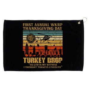 First Annual WKRP Thanksgiving Day Turkey Drop Grommeted Golf Towel