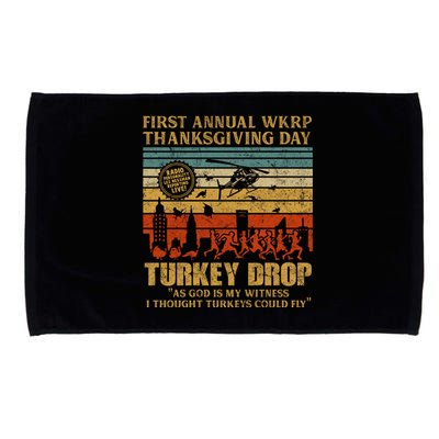 First Annual WKRP Thanksgiving Day Turkey Drop Microfiber Hand Towel