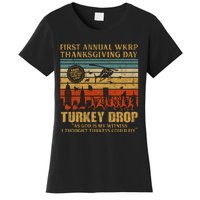 First Annual WKRP Thanksgiving Day Turkey Drop Women's T-Shirt