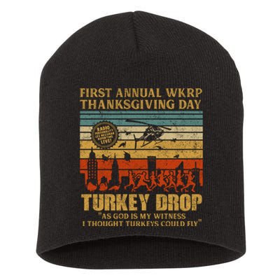 First Annual WKRP Thanksgiving Day Turkey Drop Short Acrylic Beanie