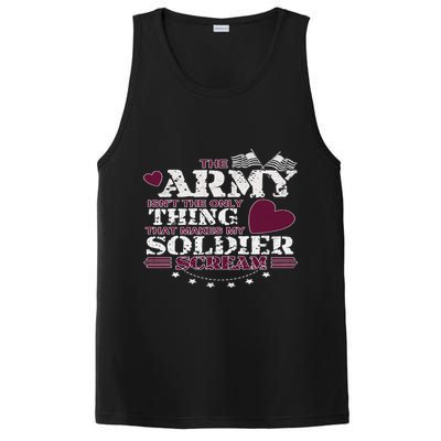 Funny Army Wife/friend Gift Make My Soldier Scream Gift PosiCharge Competitor Tank