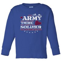 Funny Army Wife/friend Gift Make My Soldier Scream Gift Toddler Long Sleeve Shirt