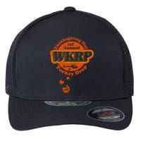 First Annual WKRP Thanksgiving Day Turkey Drop Flexfit Unipanel Trucker Cap
