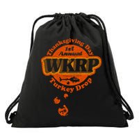 First Annual WKRP Thanksgiving Day Turkey Drop Drawstring Bag