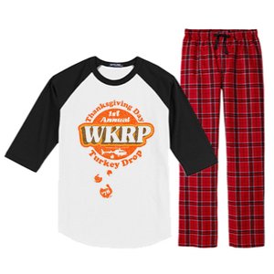 First Annual WKRP Thanksgiving Day Turkey Drop Raglan Sleeve Pajama Set