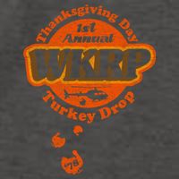 First Annual WKRP Thanksgiving Day Turkey Drop Vector Backpack