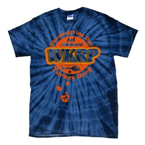 First Annual WKRP Thanksgiving Day Turkey Drop Tie-Dye T-Shirt