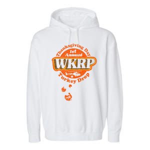 First Annual WKRP Thanksgiving Day Turkey Drop Garment-Dyed Fleece Hoodie