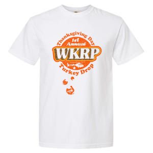 First Annual WKRP Thanksgiving Day Turkey Drop Garment-Dyed Heavyweight T-Shirt