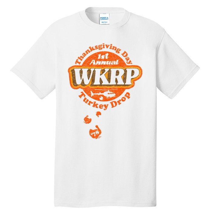 First Annual WKRP Thanksgiving Day Turkey Drop Tall T-Shirt