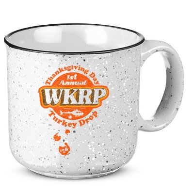 First Annual WKRP Thanksgiving Day Turkey Drop 15oz Campfire Ceramic Mug