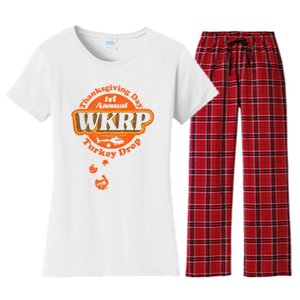 First Annual WKRP Thanksgiving Day Turkey Drop Women's Flannel Pajama Set