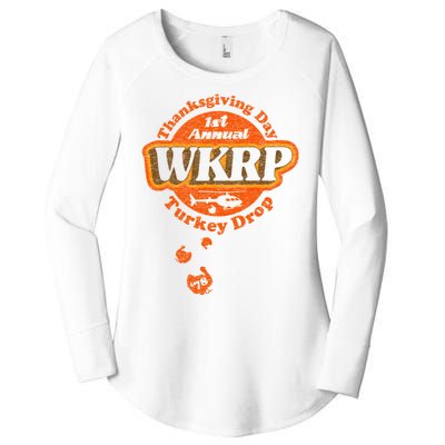 First Annual WKRP Thanksgiving Day Turkey Drop Women's Perfect Tri Tunic Long Sleeve Shirt