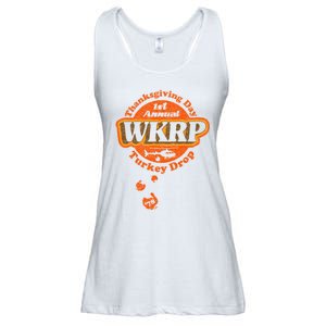 First Annual WKRP Thanksgiving Day Turkey Drop Ladies Essential Flowy Tank