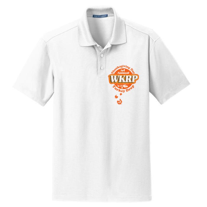 First Annual WKRP Thanksgiving Day Turkey Drop Dry Zone Grid Polo