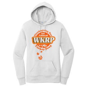 First Annual WKRP Thanksgiving Day Turkey Drop Women's Pullover Hoodie