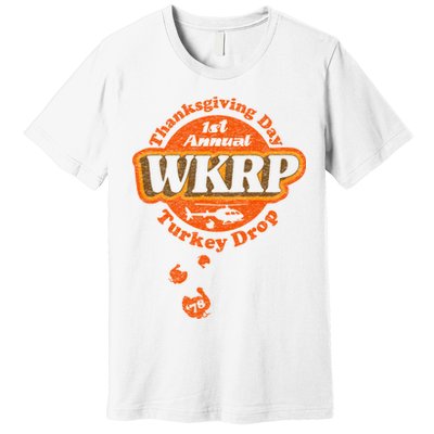 First Annual WKRP Thanksgiving Day Turkey Drop Premium T-Shirt