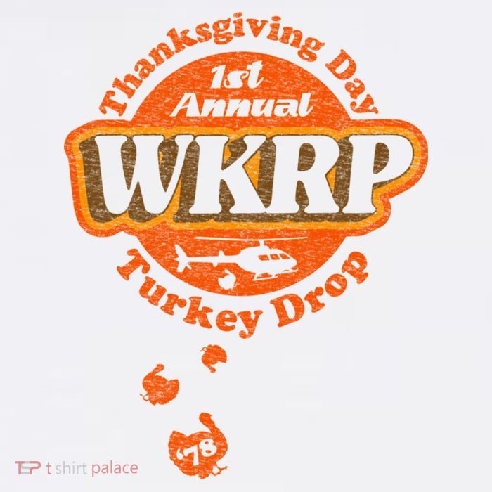 First Annual WKRP Thanksgiving Day Turkey Drop Premium T-Shirt