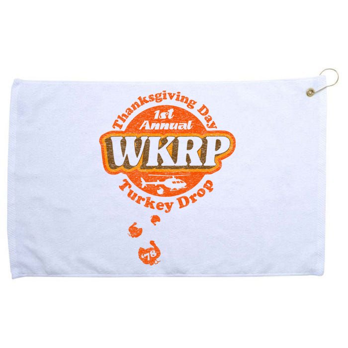 First Annual WKRP Thanksgiving Day Turkey Drop Grommeted Golf Towel