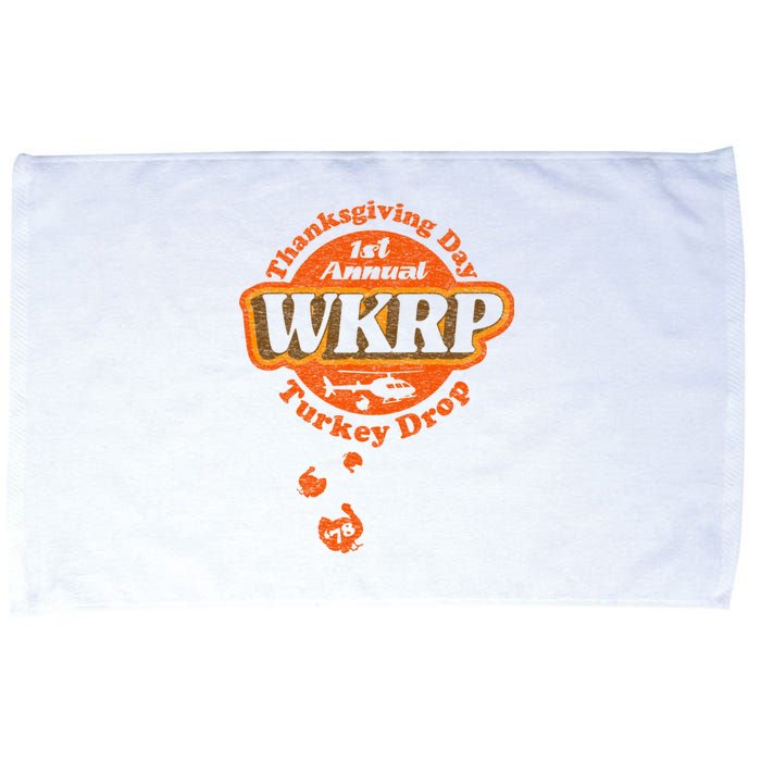 First Annual WKRP Thanksgiving Day Turkey Drop Microfiber Hand Towel