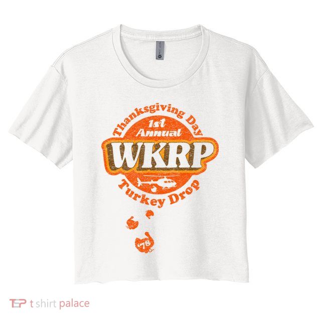 First Annual WKRP Thanksgiving Day Turkey Drop Crop Top