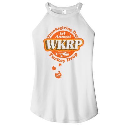 First Annual WKRP Thanksgiving Day Turkey Drop Women’s Perfect Tri Rocker Tank