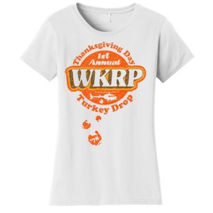 First Annual WKRP Thanksgiving Day Turkey Drop Women's T-Shirt