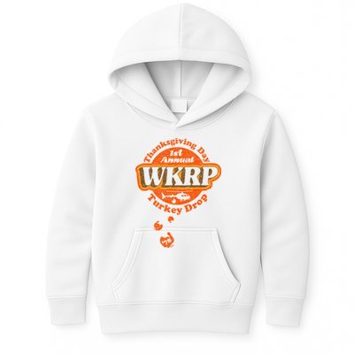 First Annual WKRP Thanksgiving Day Turkey Drop Kids Hoodie