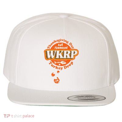 First Annual WKRP Thanksgiving Day Turkey Drop Wool Snapback Cap