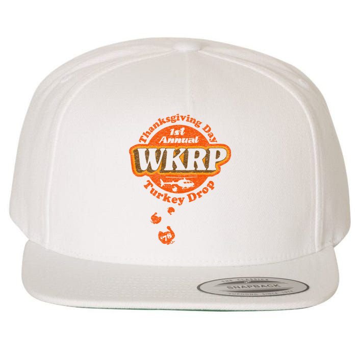First Annual WKRP Thanksgiving Day Turkey Drop Wool Snapback Cap
