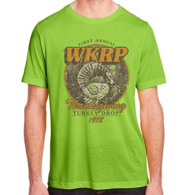 First Annual WKRP Thanksgiving Day Turkey Drop Adult ChromaSoft Performance T-Shirt