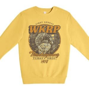 First Annual WKRP Thanksgiving Day Turkey Drop Premium Crewneck Sweatshirt