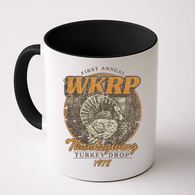 First Annual WKRP Thanksgiving Day Turkey Drop Mug