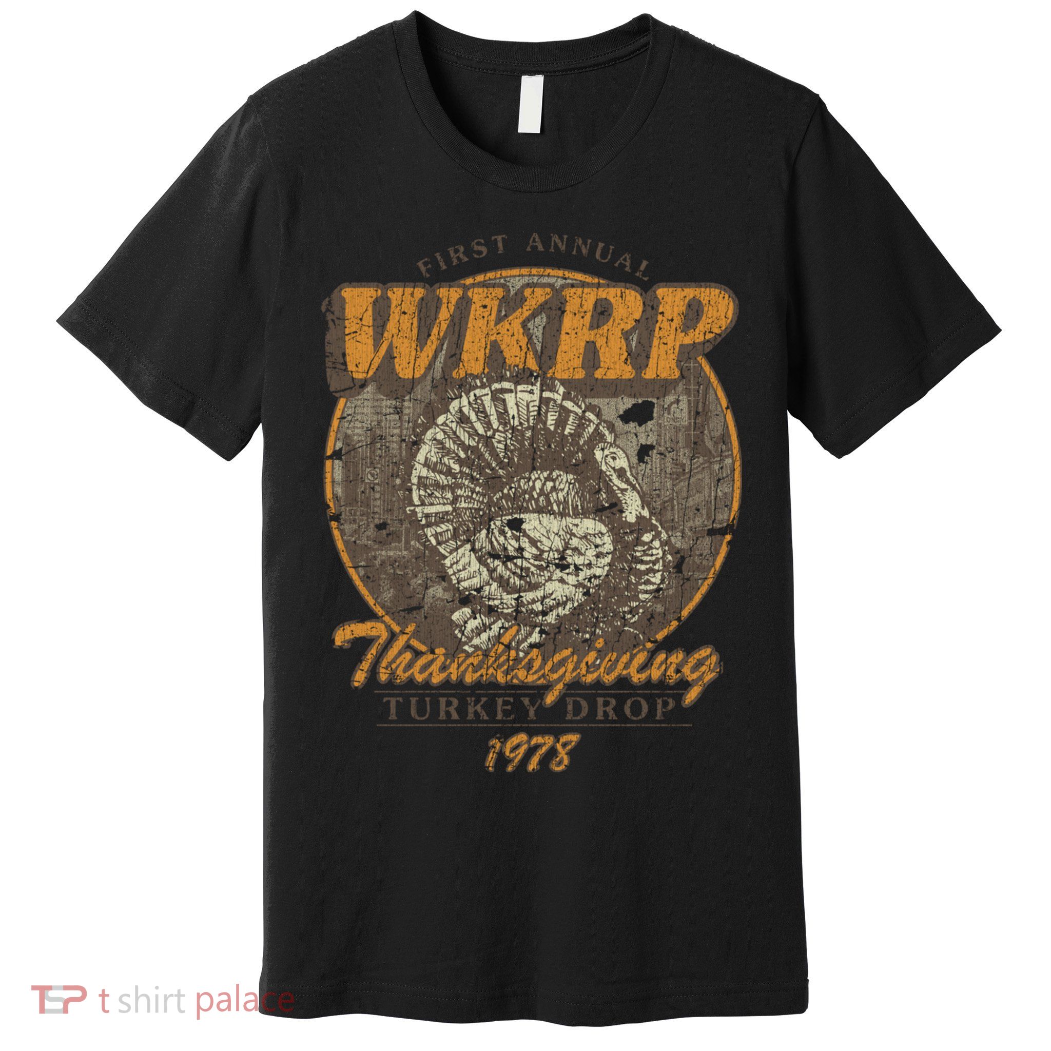 First Annual WKRP Thanksgiving Day Turkey Drop Premium T-Shirt