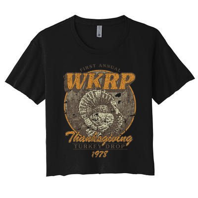 First Annual WKRP Thanksgiving Day Turkey Drop Crop Top