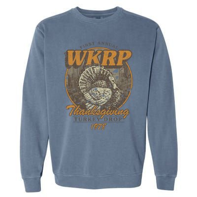 First Annual WKRP Thanksgiving Day Turkey Drop Garment-Dyed Sweatshirt